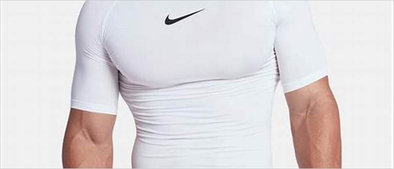 White basketball compression shirt